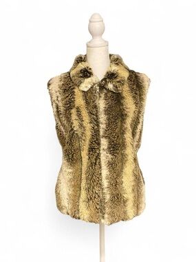 Y2K Designer Originals Studio Faux Fur Vest